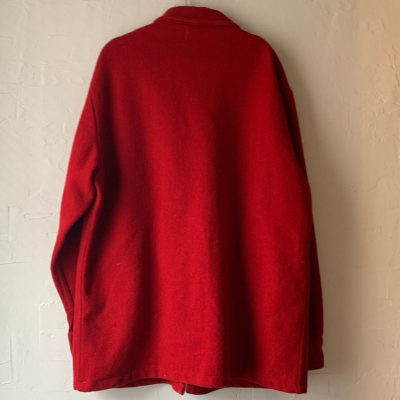 Pendleton Red Wool Coat Jacket - Picture 3 of 4